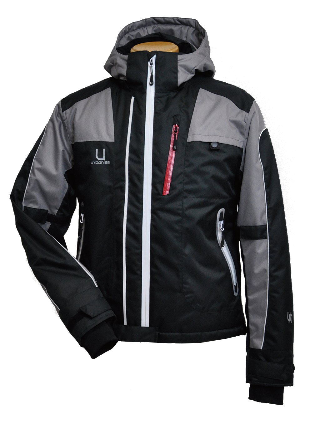 Amazon | [アーバニズム] アジャスタブルウィンタージャケット グレー